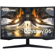 SAMSUNG Monitor LS27AG550EPXEN Gaming Odyssey G5 27" (2560x1440) 165 Hz 1ms HDR10 HDMI DP crni